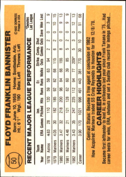 A6279- 1983 Donruss Baseball Cards 1-249 +Rookies -You Pick- 15+ FREE US SHIP