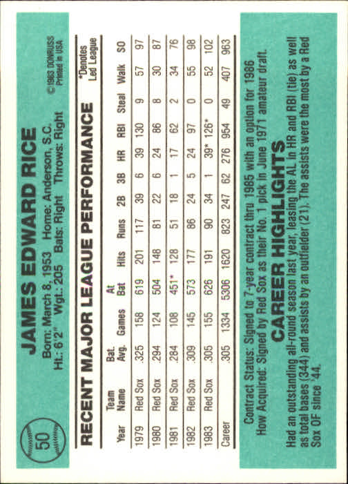 thumbnail 39 - 1984 Donruss Baseball Card Pick 3-313