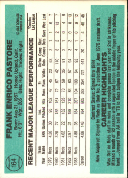 thumbnail 229 - 1984 Donruss Baseball Card Pick 3-313