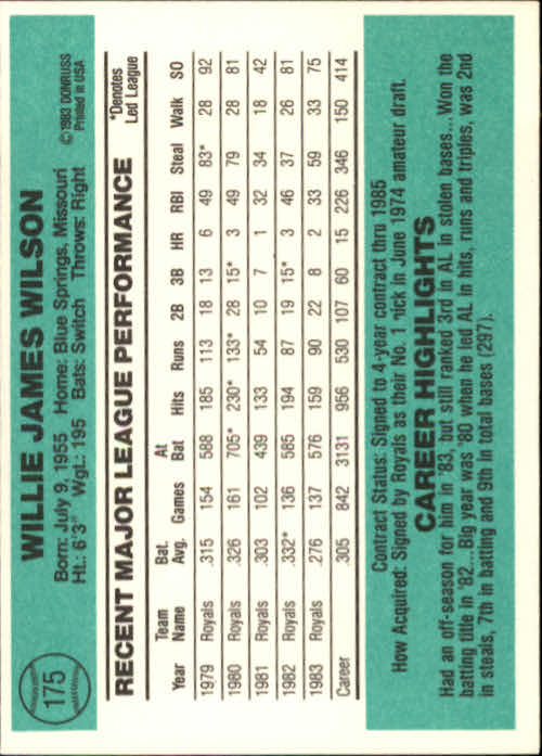 thumbnail 251 - 1984 Donruss Baseball Card Pick 3-313