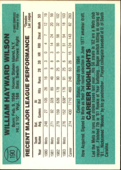 thumbnail 277 - 1984 Donruss Baseball Card Pick 3-313