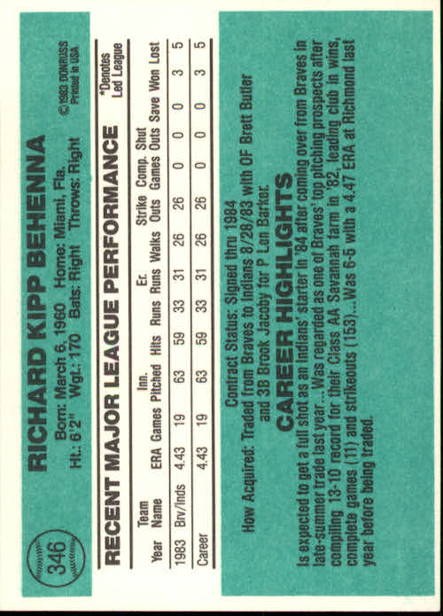 thumbnail 227 - A0070 -1984 Donruss Baseball #s 223-472 +Rookies - You Pick - 10+ FREE US SHIP