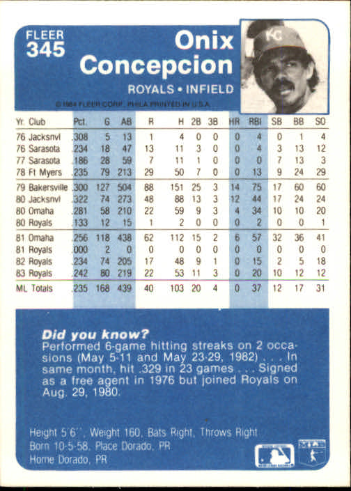 1984 Fleer Baseball Card Pick 288-584 - Picture 87 of 491