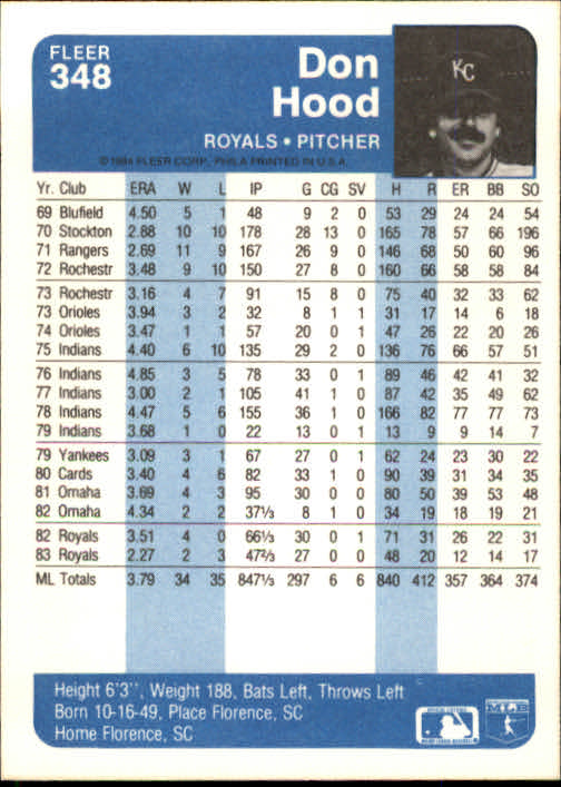 1984 Fleer Baseball Card Pick 288-584 - Picture 91 of 491