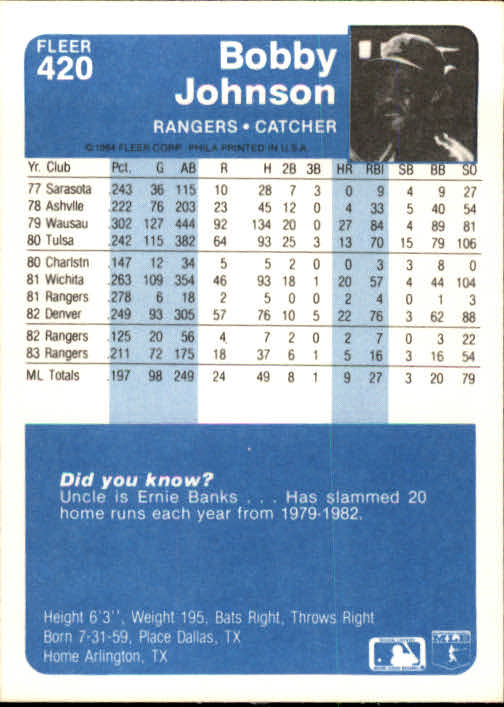 1984 Fleer Baseball Card Pick 288-584 - Picture 213 of 491