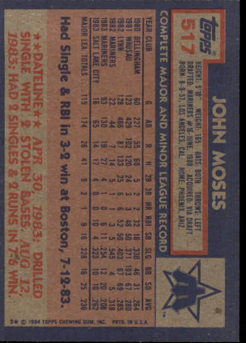 thumbnail 25  - 1984 Topps Baseball Card Pick 506-759
