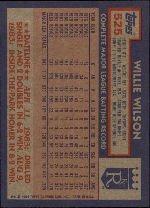 thumbnail 41  - 1984 Topps Baseball Card Pick 506-759