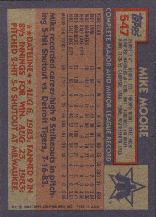 thumbnail 81  - 1984 Topps Baseball Card Pick 506-759