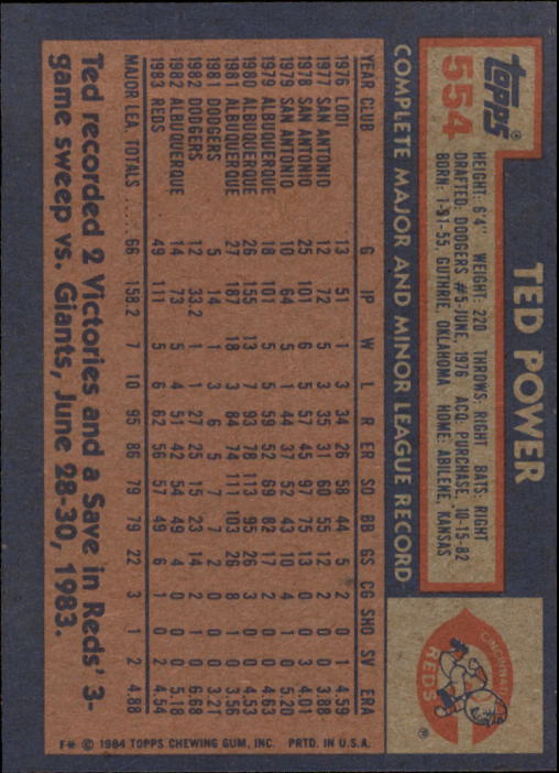 thumbnail 93  - 1984 Topps Baseball Card Pick 506-759