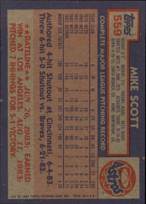 thumbnail 103  - 1984 Topps Baseball Card Pick 506-759