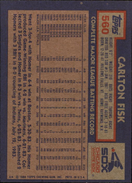 thumbnail 105  - 1984 Topps Baseball Card Pick 506-759