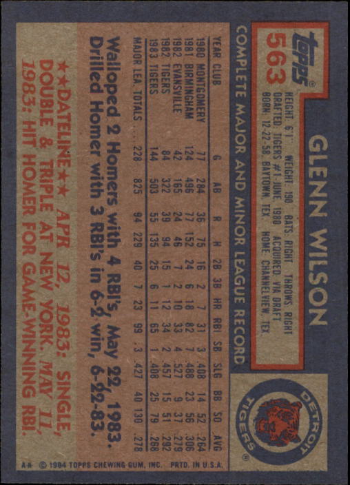 thumbnail 111  - 1984 Topps Baseball Card Pick 506-759
