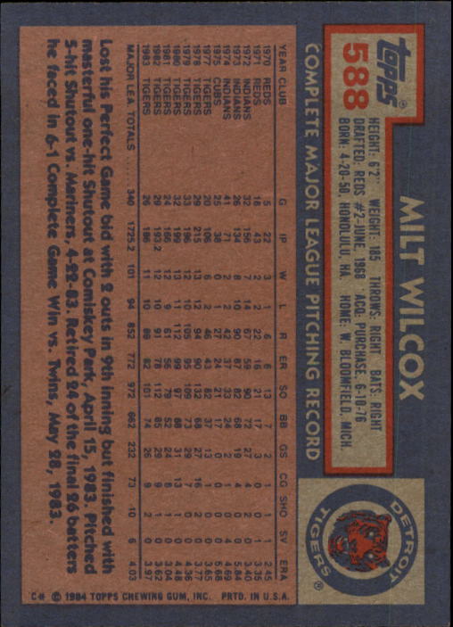 thumbnail 159  - 1984 Topps Baseball Card Pick 506-759