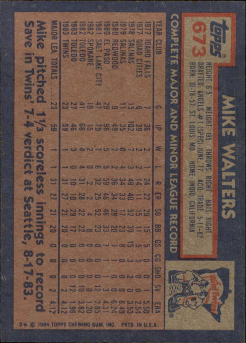 thumbnail 323  - 1984 Topps Baseball Card Pick 506-759