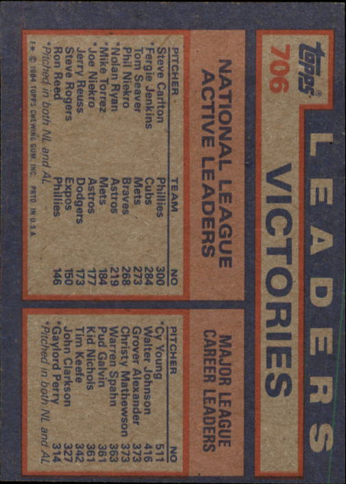 thumbnail 213  - A0328- 1984 Topps Baseball Cards 601-792 +Rookies -You Pick- 10+ FREE US SHIP