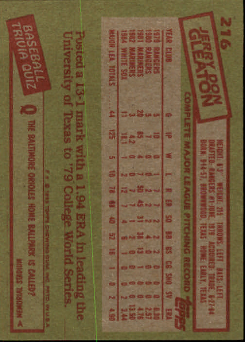 A2629- 1985 Topps Baseball Cards 201-400 +Rookies -You Pick- 15+ FREE US SHIP - Picture 33 of 401