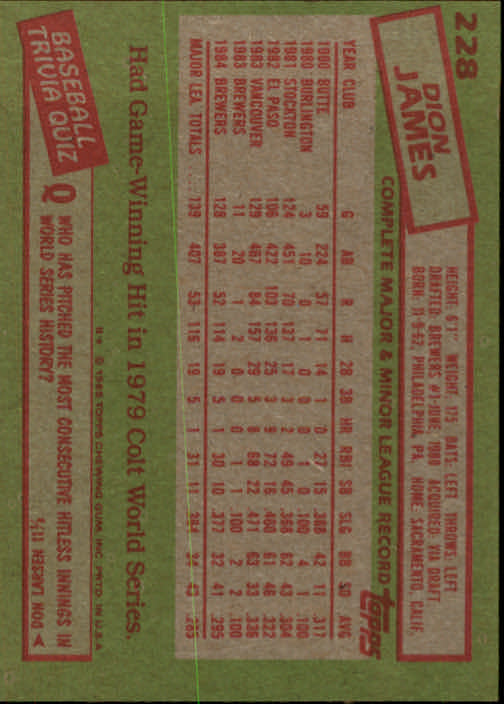 A2629- 1985 Topps Baseball Cards 201-400 +Rookies -You Pick- 15+ FREE US SHIP - Picture 57 of 401