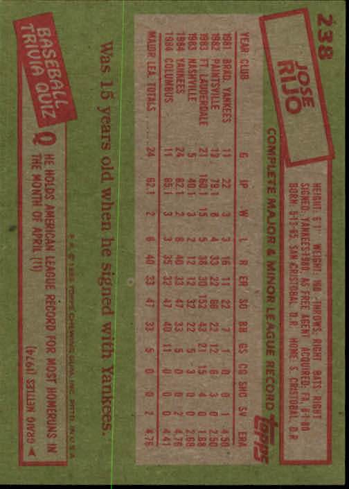 A2629- 1985 Topps Baseball Cards 201-400 +Rookies -You Pick- 15+ FREE US SHIP - Picture 77 of 401