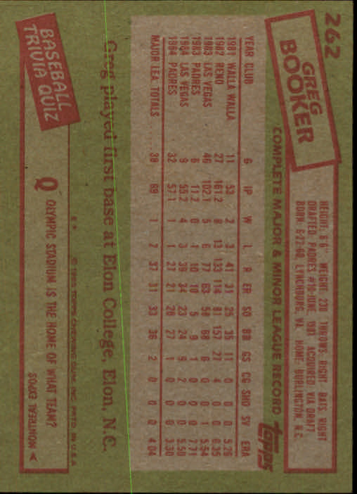A2629- 1985 Topps Baseball Cards 201-400 +Rookies -You Pick- 15+ FREE US SHIP - Picture 125 of 401