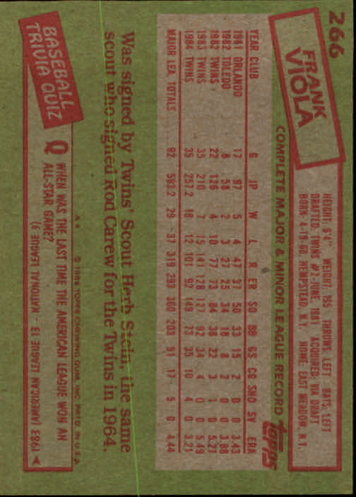 A2629- 1985 Topps Baseball Cards 201-400 +Rookies -You Pick- 15+ FREE US SHIP - Picture 133 of 401