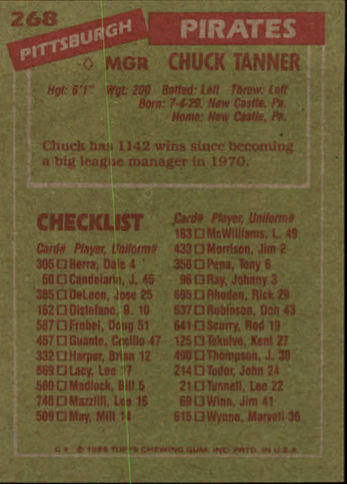 A2629- 1985 Topps Baseball Cards 201-400 +Rookies -You Pick- 15+ FREE US SHIP - Picture 137 of 401