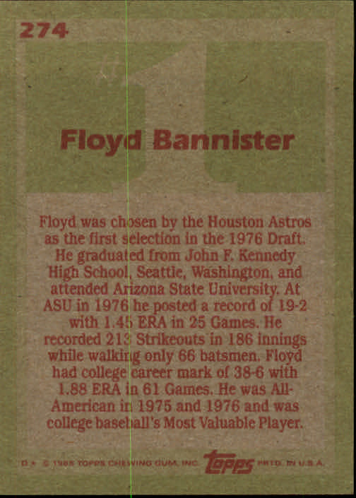A2629- 1985 Topps Baseball Cards 201-400 +Rookies -You Pick- 15+ FREE US SHIP - Picture 149 of 401