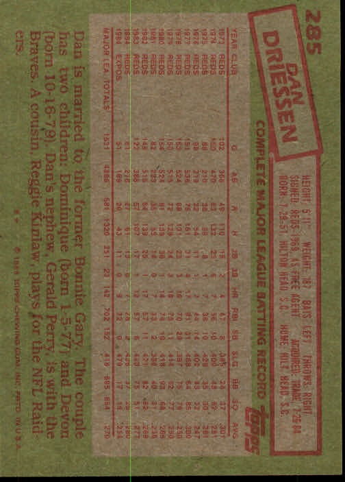 A2629- 1985 Topps Baseball Cards 201-400 +Rookies -You Pick- 15+ FREE US SHIP - Picture 171 of 401