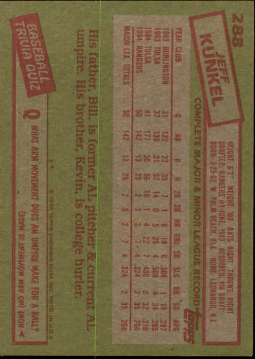 A2629- 1985 Topps Baseball Cards 201-400 +Rookies -You Pick- 15+ FREE US SHIP - Picture 177 of 401