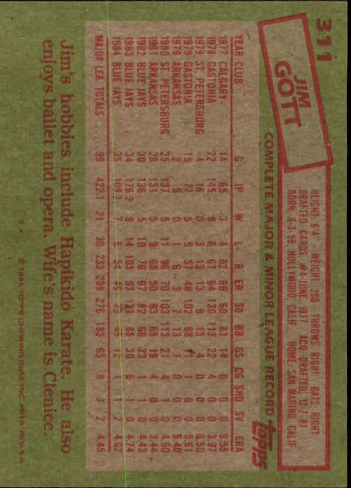 A2629- 1985 Topps Baseball Cards 201-400 +Rookies -You Pick- 15+ FREE US SHIP - Picture 223 of 401