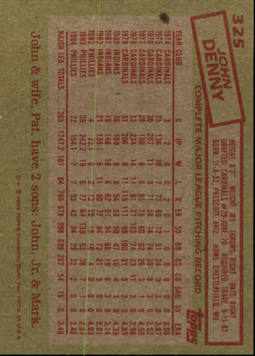 A2629- 1985 Topps Baseball Cards 201-400 +Rookies -You Pick- 15+ FREE US SHIP - Picture 251 of 401