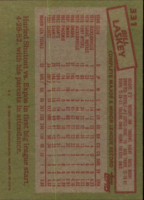 A2629- 1985 Topps Baseball Cards 201-400 +Rookies -You Pick- 15+ FREE US SHIP - Picture 263 of 401
