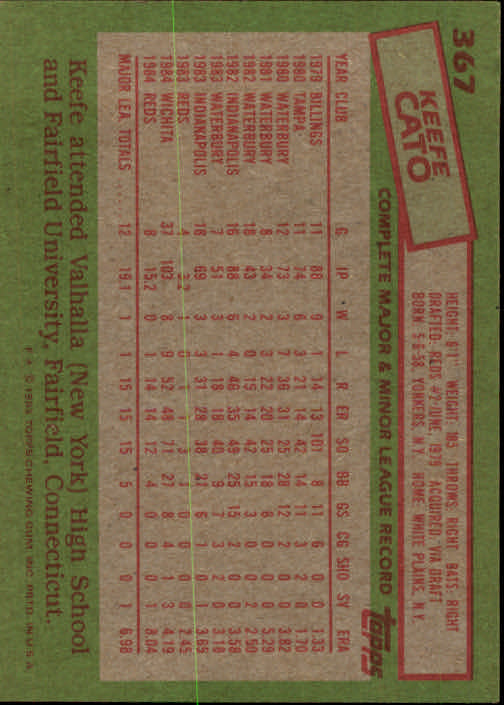 A2629- 1985 Topps Baseball Cards 201-400 +Rookies -You Pick- 15+ FREE US SHIP - Picture 335 of 401