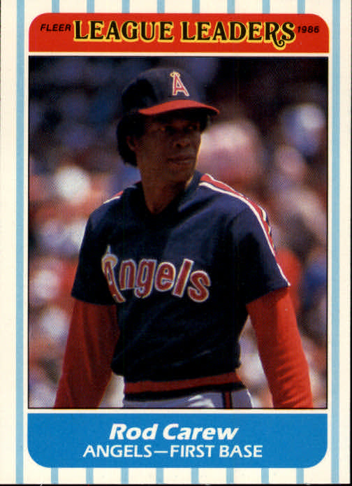 A8103- 1986 Fleer League Leaders BB Card #s 1-44 -You Pick- 15+ FREE US SHIP