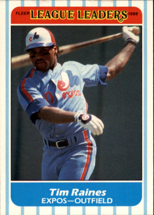 A8103- 1986 Fleer League Leaders BB Card #s 1-44 -You Pick- 15+ FREE US SHIP