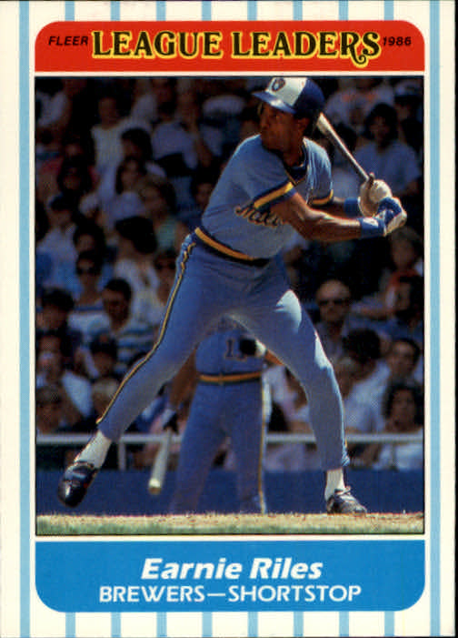 A8103- 1986 Fleer League Leaders BB Card #s 1-44 -You Pick- 15+ FREE US SHIP