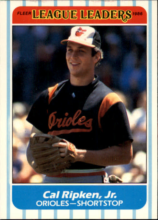 A8103- 1986 Fleer League Leaders BB Card #s 1-44 -You Pick- 15+ FREE US SHIP