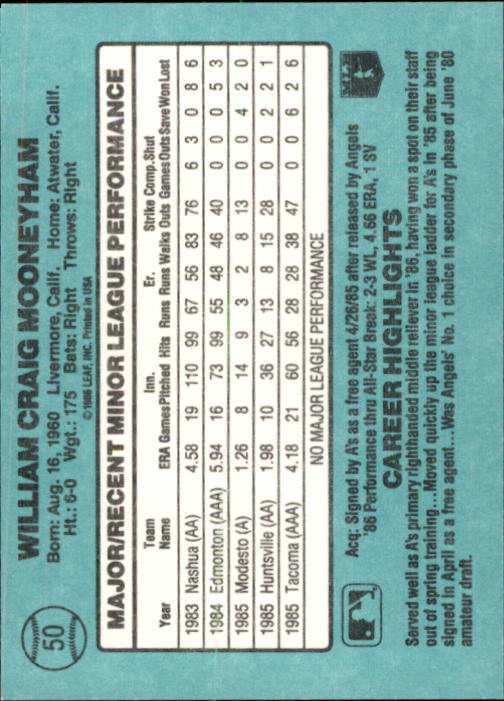 1986 Donruss Rookies Baseball Cards - Picture 92 of 104