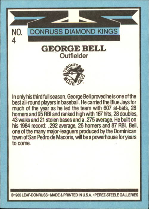 A0356- 1986 Donruss Baseball Cards 1-250 +Rookies -You Pick- 10+ FREE US SHIP - Picture 9 of 499