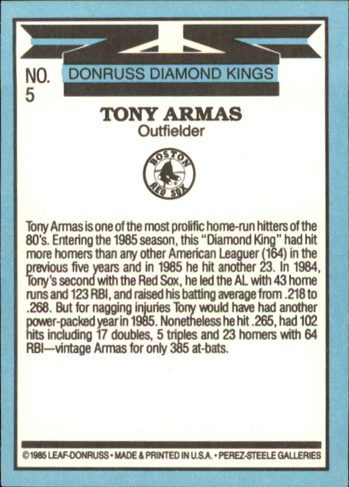 A0356- 1986 Donruss Baseball Cards 1-250 +Rookies -You Pick- 10+ FREE US SHIP - Picture 11 of 499