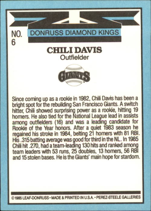 A0356- 1986 Donruss Baseball Cards 1-250 +Rookies -You Pick- 10+ FREE US SHIP - Picture 13 of 499