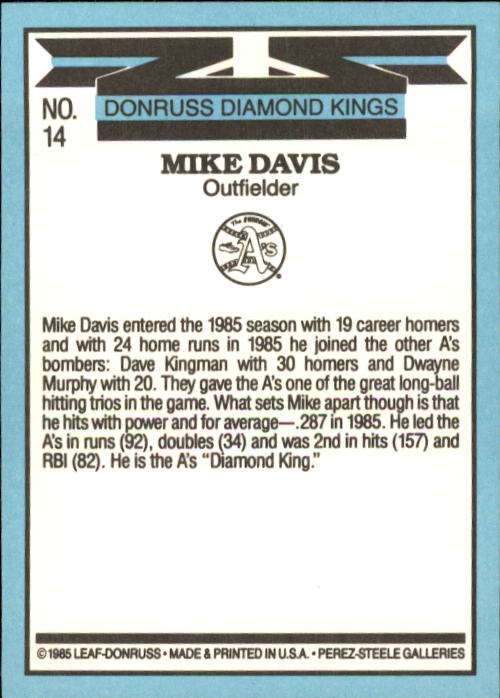 A0356- 1986 Donruss Baseball Cards 1-250 +Rookies -You Pick- 10+ FREE US SHIP - Picture 29 of 499