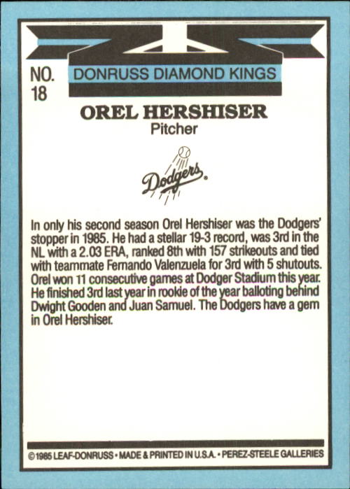 A0356- 1986 Donruss Baseball Cards 1-250 +Rookies -You Pick- 10+ FREE US SHIP - Picture 37 of 499