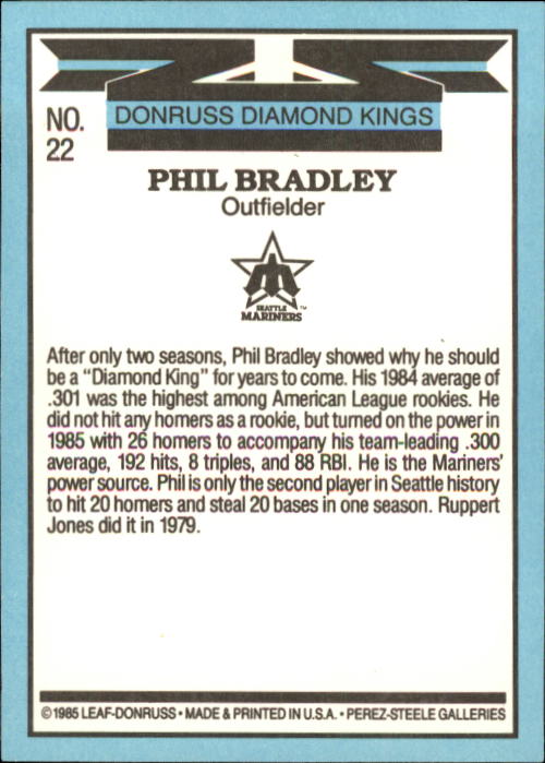 A0356- 1986 Donruss Baseball Cards 1-250 +Rookies -You Pick- 10+ FREE US SHIP - Picture 45 of 499