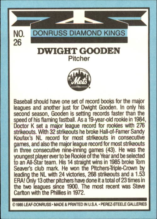A0356- 1986 Donruss Baseball Cards 1-250 +Rookies -You Pick- 10+ FREE US SHIP - Picture 53 of 499