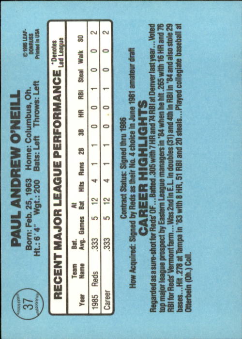 A0356- 1986 Donruss Baseball Cards 1-250 +Rookies -You Pick- 10+ FREE US SHIP - Picture 75 of 499