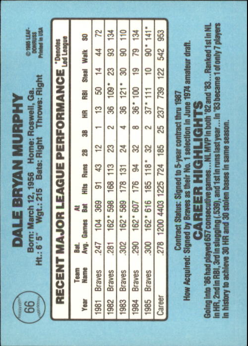 A0356- 1986 Donruss Baseball Cards 1-250 +Rookies -You Pick- 10+ FREE US SHIP - Picture 131 of 499
