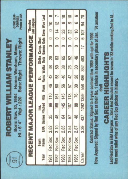 A0356- 1986 Donruss Baseball Cards 1-250 +Rookies -You Pick- 10+ FREE US SHIP - Picture 181 of 499