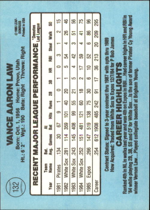 A0356- 1986 Donruss Baseball Cards 1-250 +Rookies -You Pick- 10+ FREE US SHIP - Picture 263 of 499