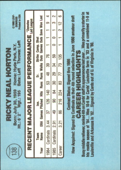 A0356- 1986 Donruss Baseball Cards 1-250 +Rookies -You Pick- 10+ FREE US SHIP - Picture 275 of 499