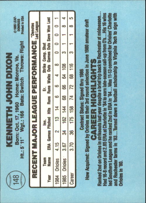 A0356- 1986 Donruss Baseball Cards 1-250 +Rookies -You Pick- 10+ FREE US SHIP - Picture 295 of 499